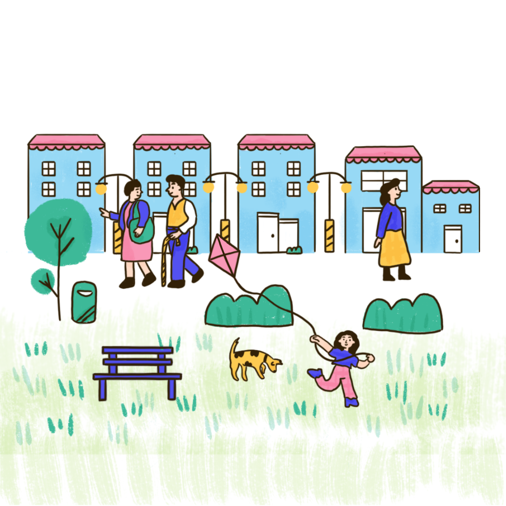 Ilustración del tema convivencia